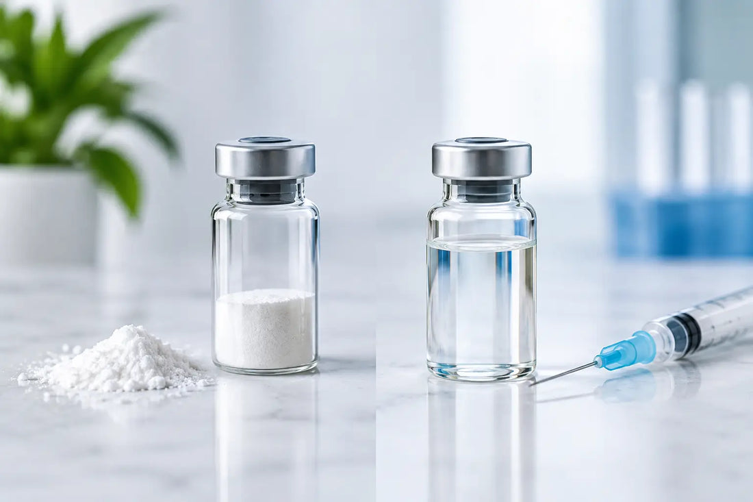 Lyophilised Versus Liquid Peptides Compared