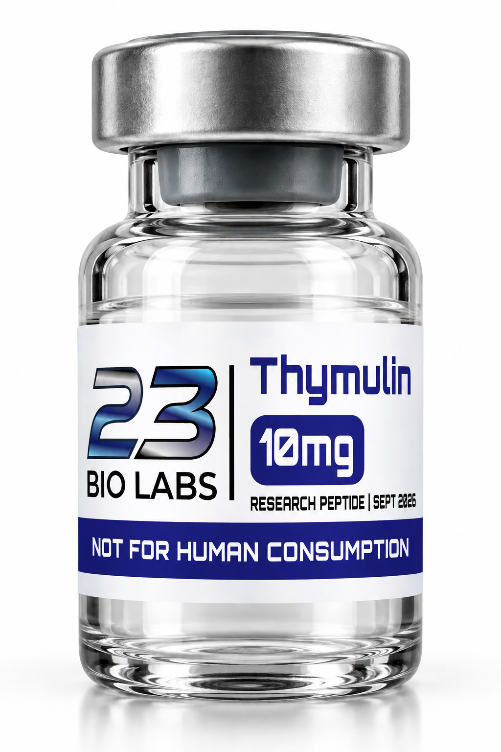 Thymulin 10 mg research peptide vial – 23 Bio Labs